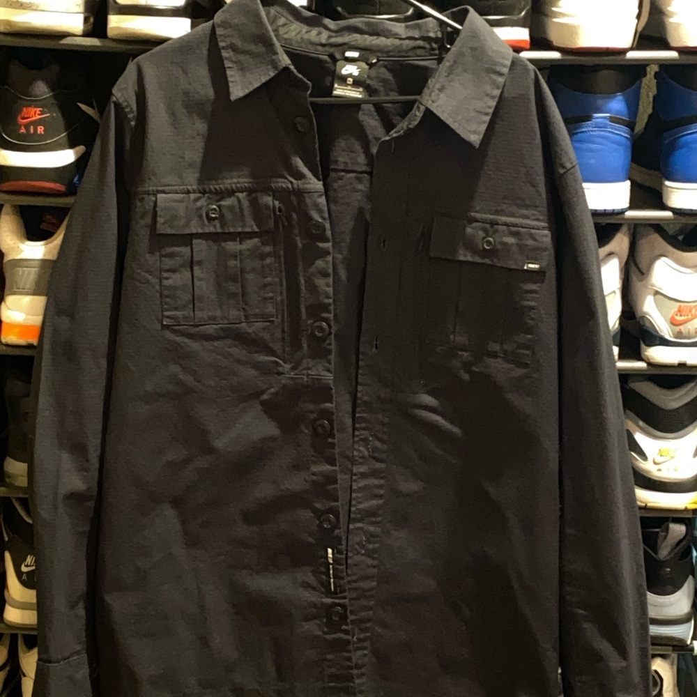 Nike SB black military jacket size XL